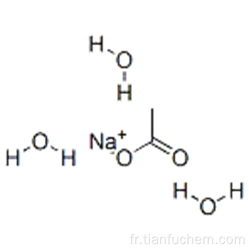 Acétate de sodium trihydraté CAS 6131-90-4